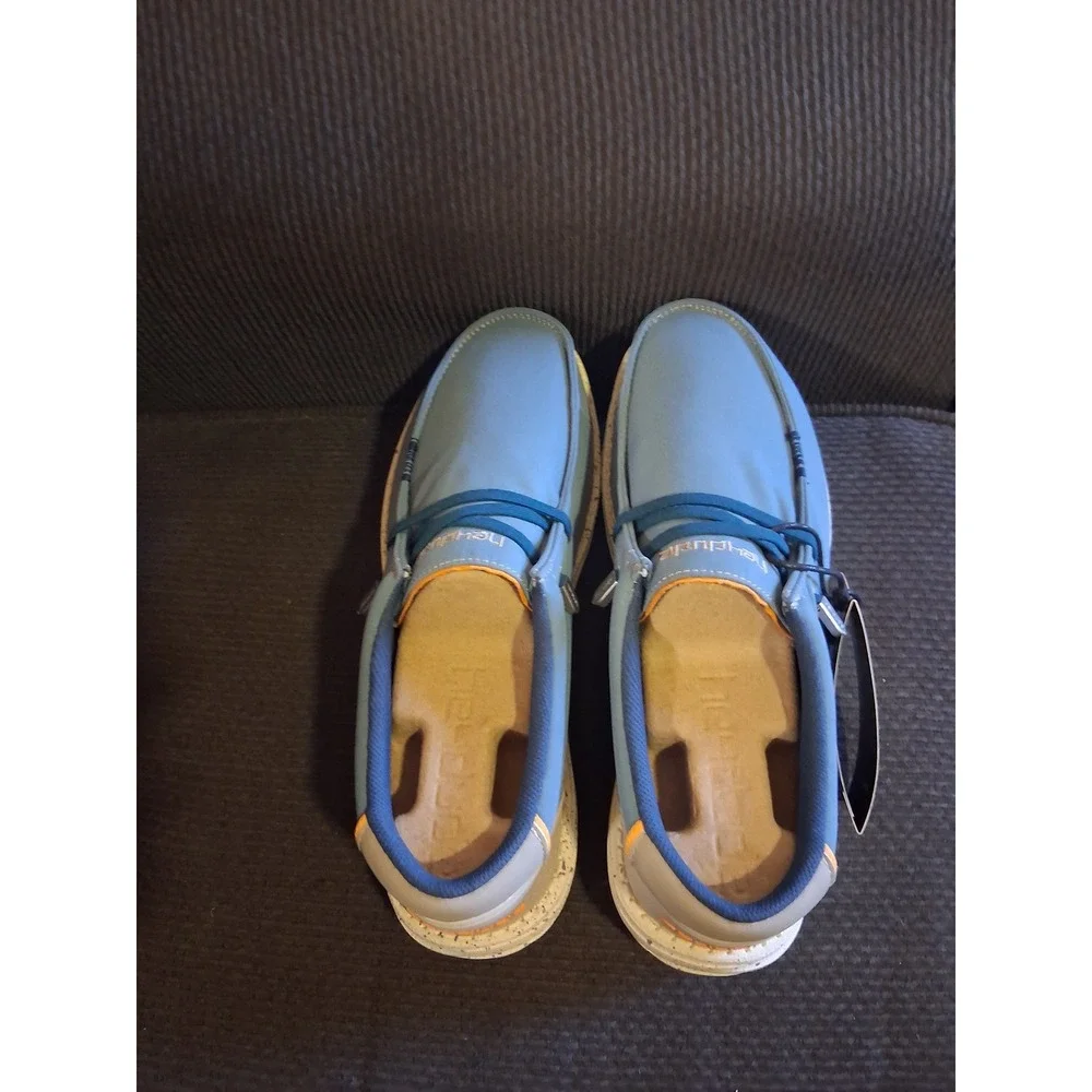Hey Dude Wally ADV Aegean Blue Slip On Loafers Mens Size 8 112412720